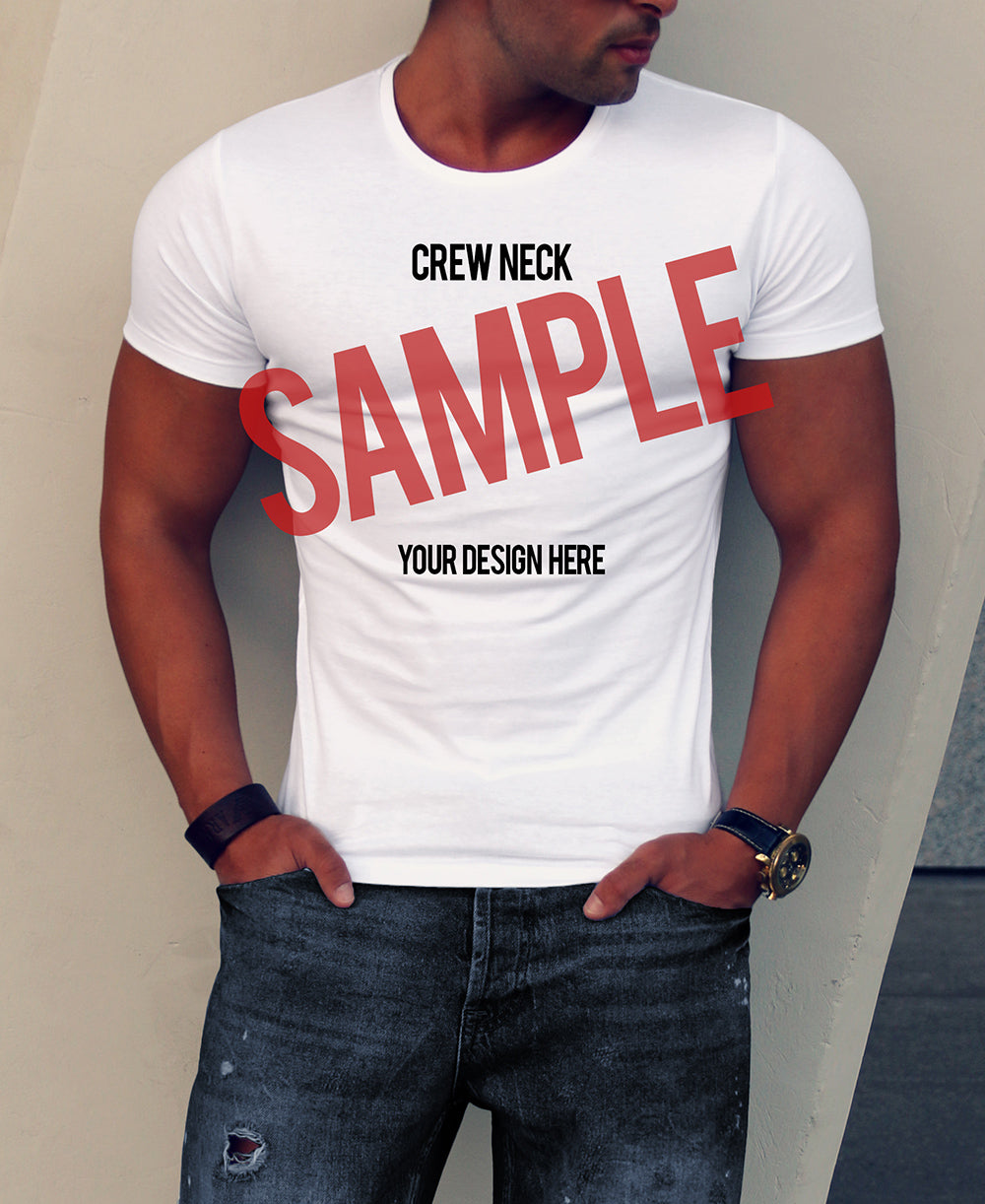 Men's Army Skull T-shirt RB Design MD593 Black