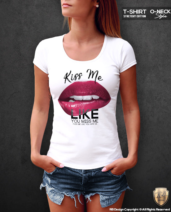 Pink Lips Women's T-shirt Funny Saying Tank Top WD094 P