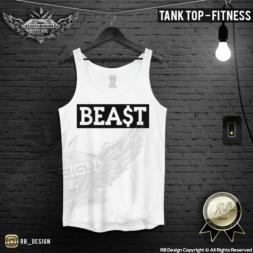 beast fitness motivation vest