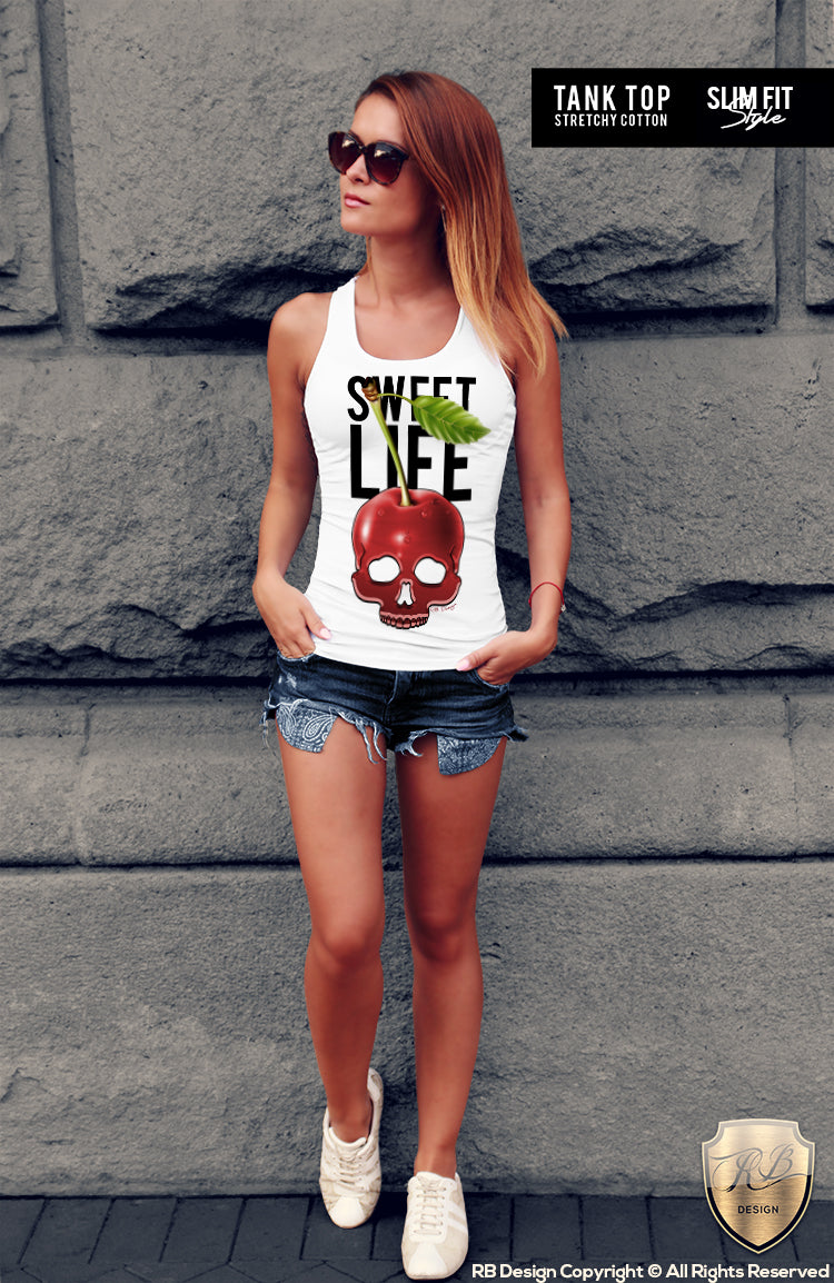 sweet life cherry tank top