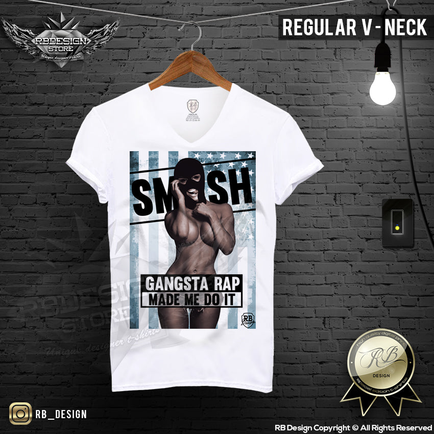 Men's Sexy Gangsta Girl T-shirt Gangsta Rap Made Me Do it MD170 – RB Design  Store