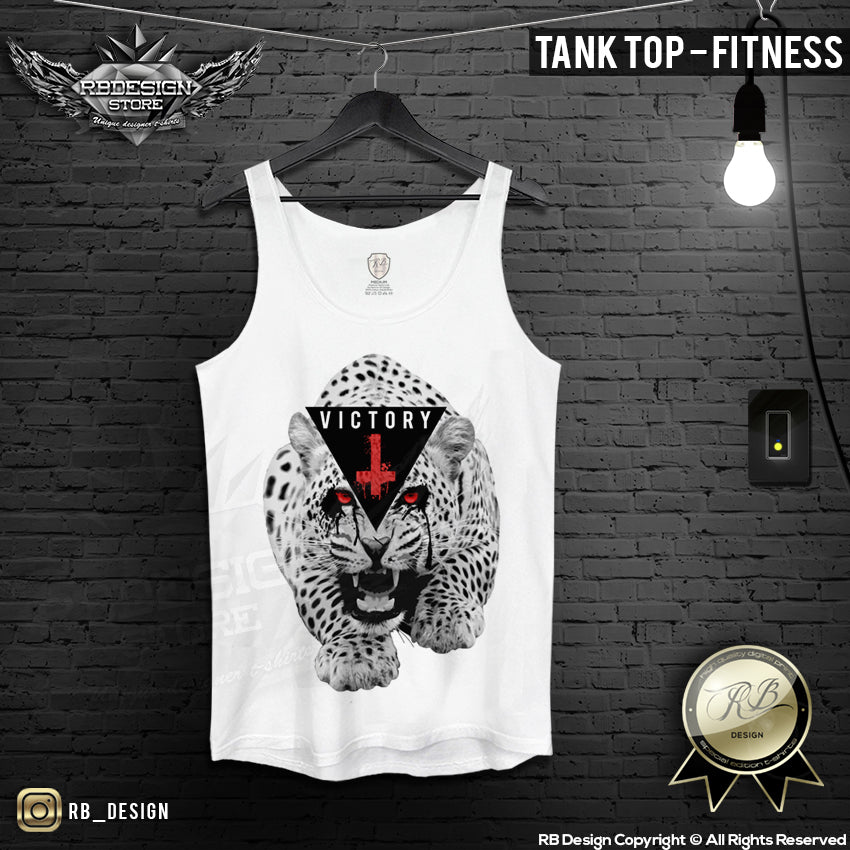 angry rawr cheetah mens fitness tank top