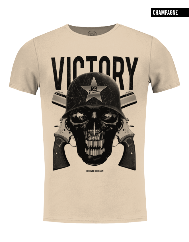 beige skull t-shirt rb design