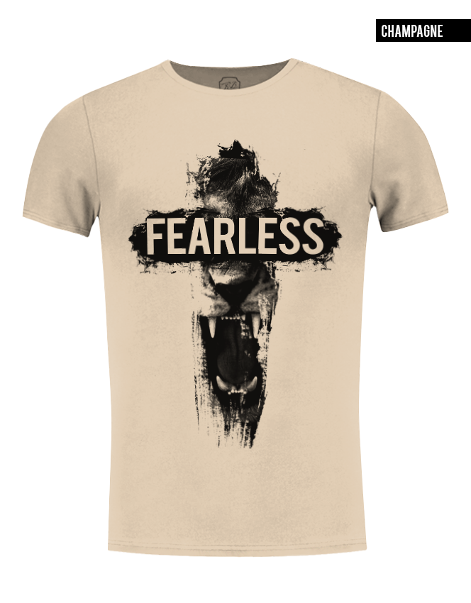 angry lion mens t-shirt crew neck