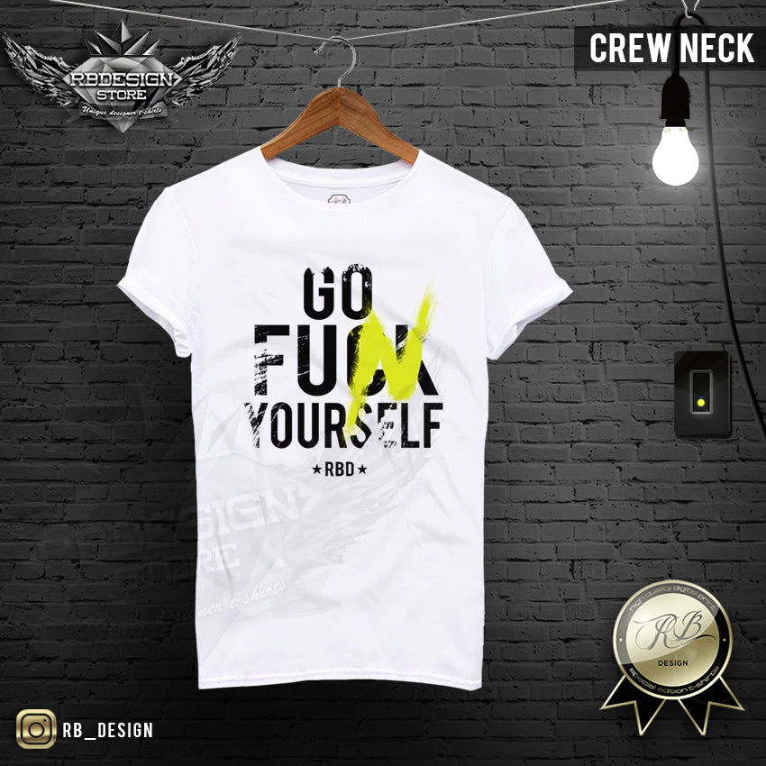 crew neck mens fashion shirts