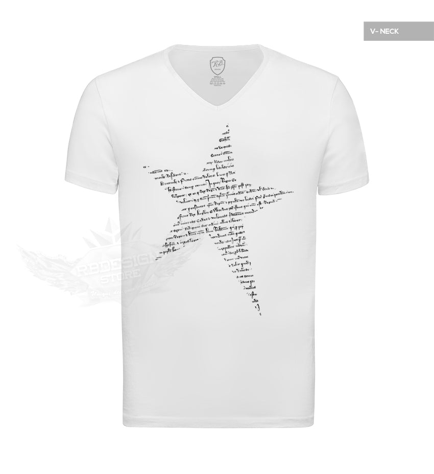 Men's Casual White T-shirt MD867