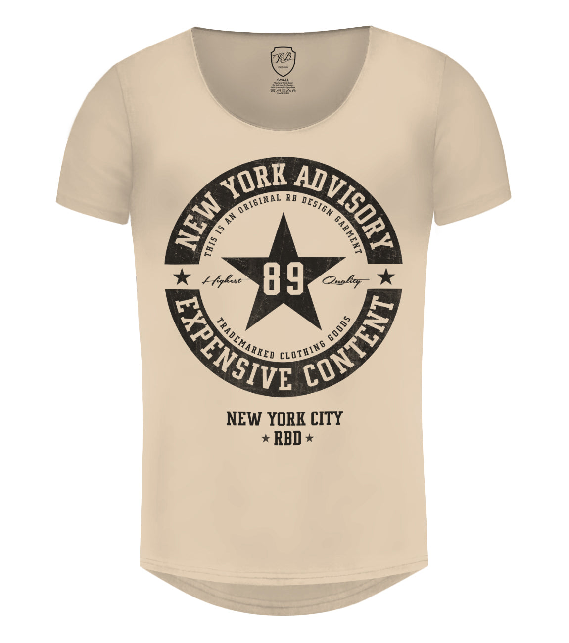 New York Expensive Content Premium Men's Graphic T-shirt / Color Option / MD891