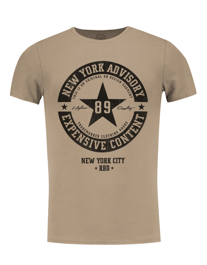 New York Expensive Content Premium Men's Graphic T-shirt / Color Option / MD891