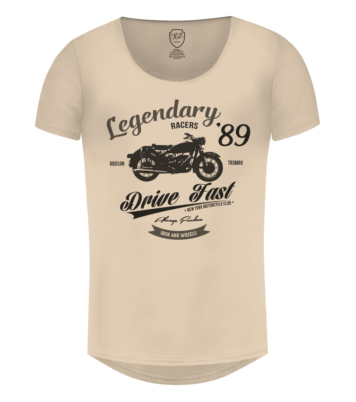 Vintage Retro Motorcycle Mens T-shirt Cool Graphic Tee / Color Option / MD898