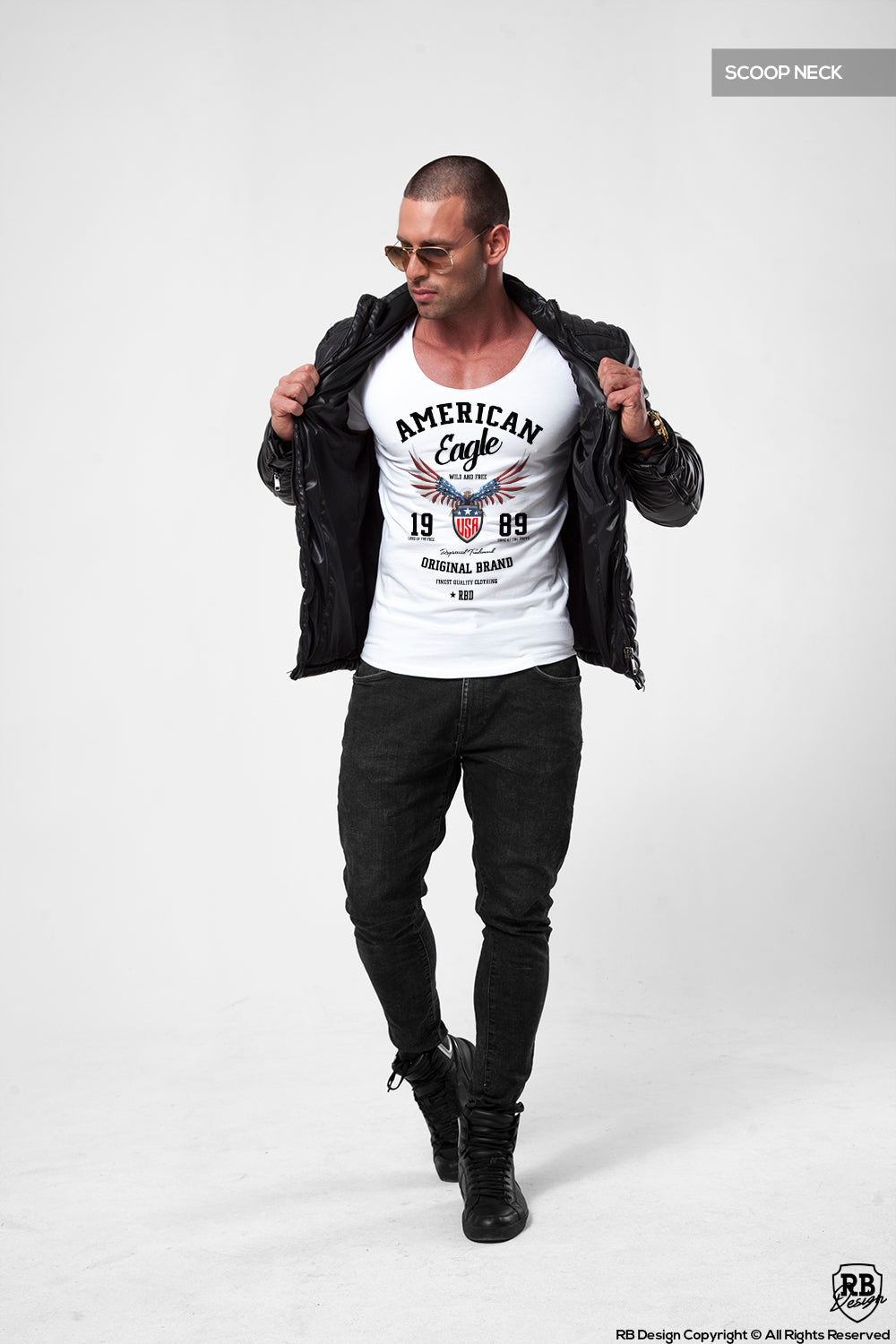 American Eagle Men's T-shirt Original RBD Graphic Tee MD913