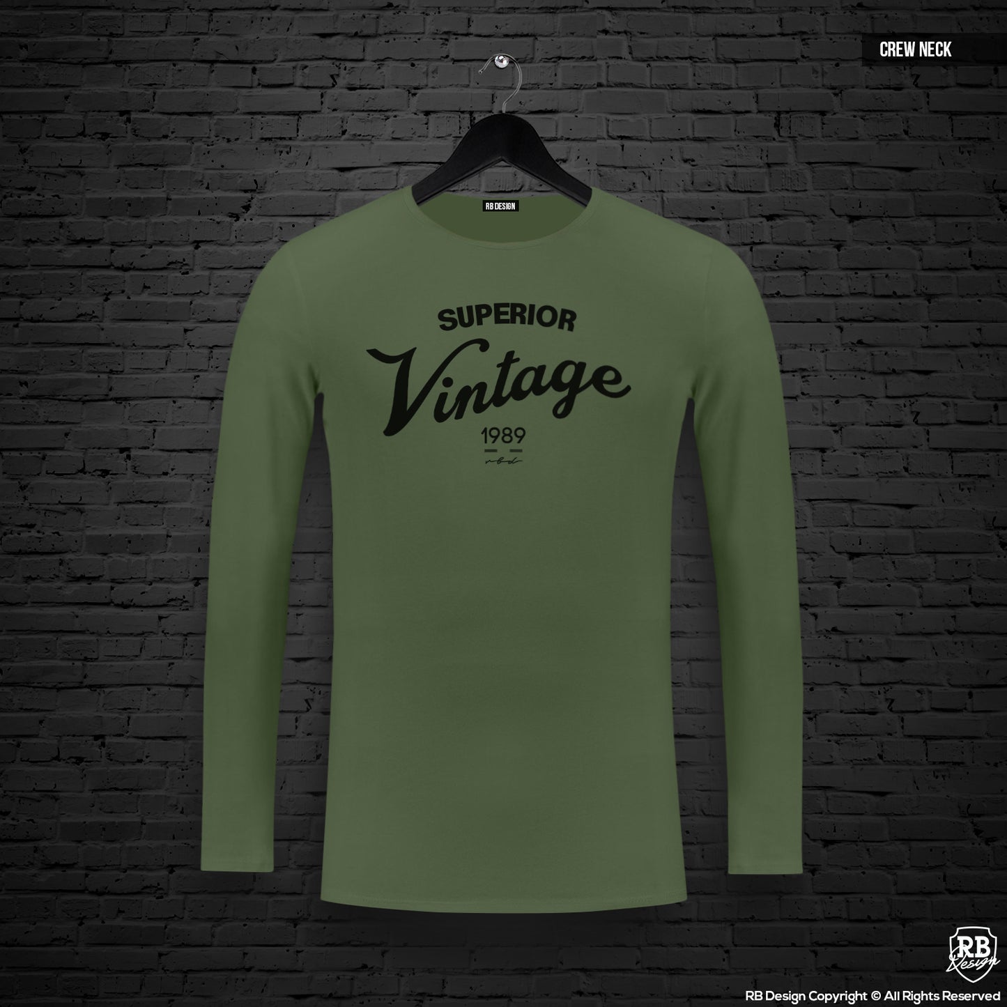 Mens Long Sleeve T-shirt "Superior vintage" MD934