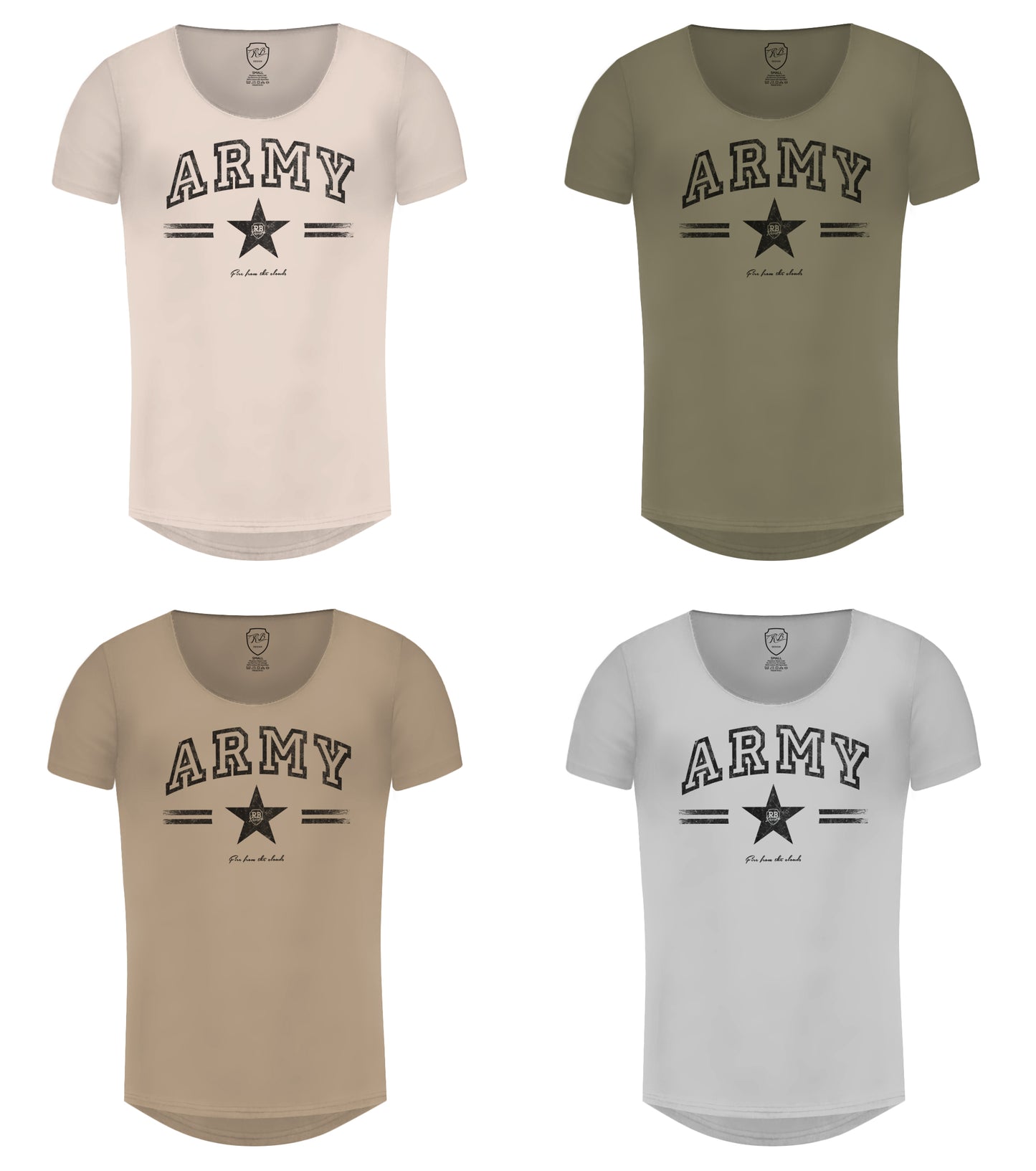 Mens T-shirt Army MD944