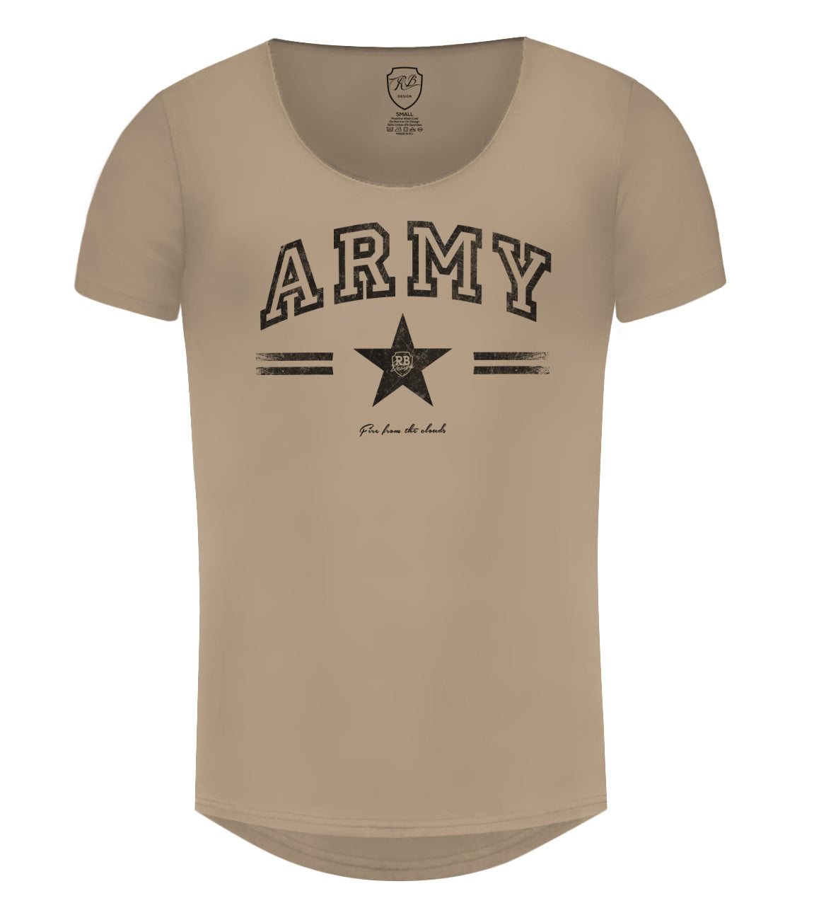Mens T-shirt Army MD944