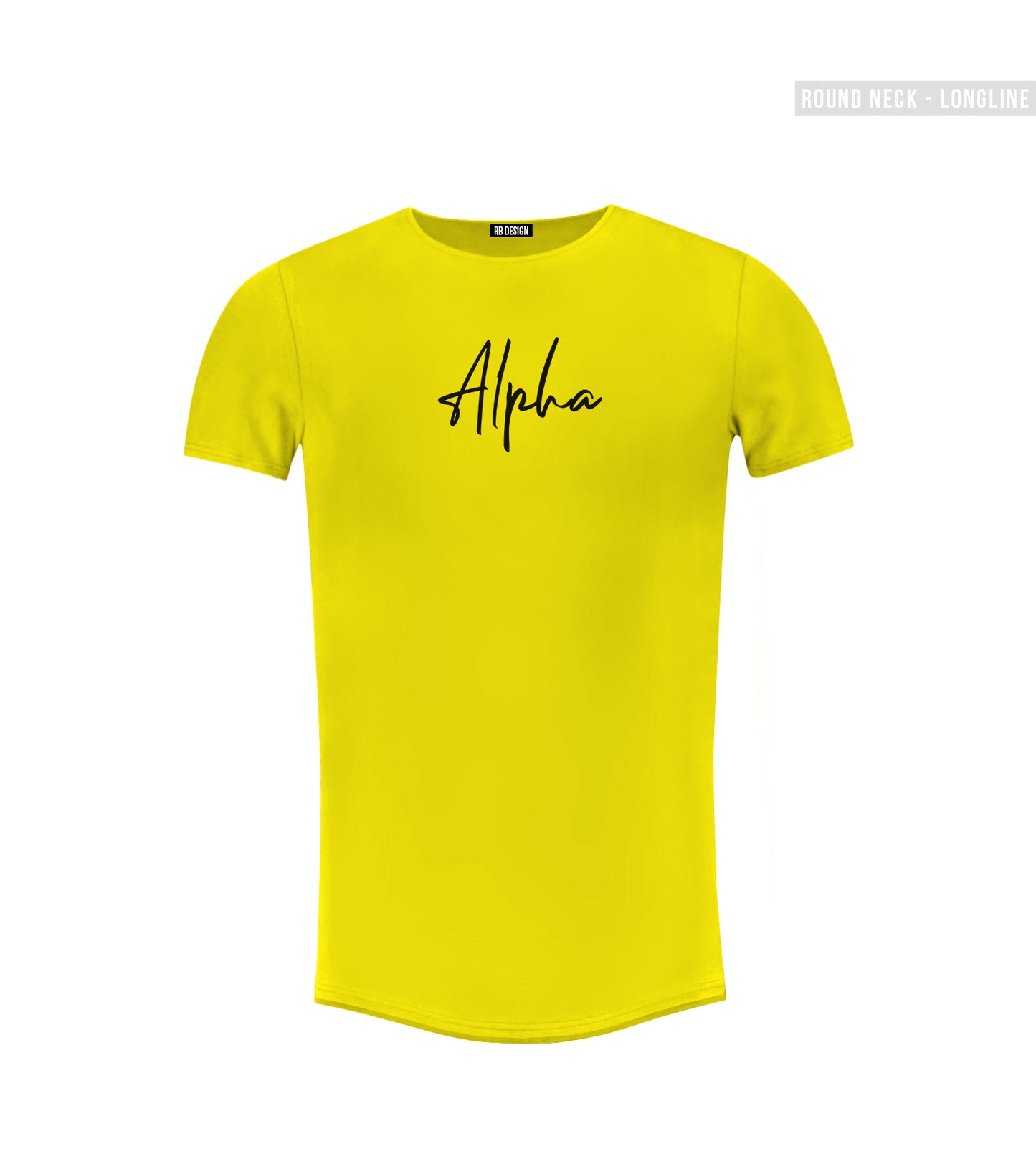 Men's Longline T-shirt "Alpha" MD948