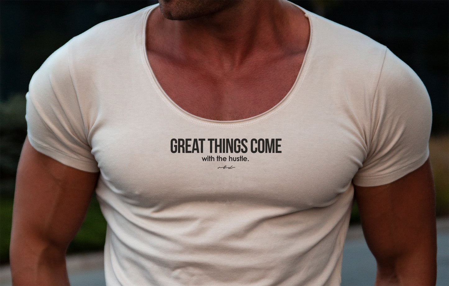 Motivation Slogan Men's T-shirt MD973