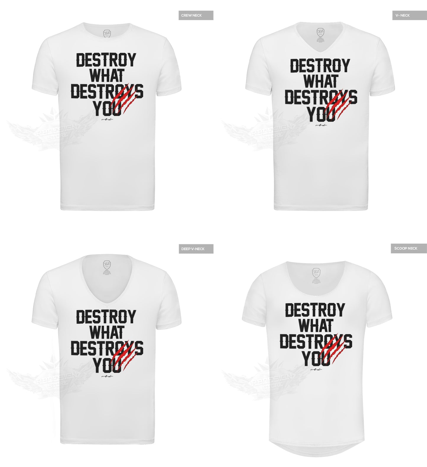 Men's T-shirt "Destroy What Destroys You" MD980