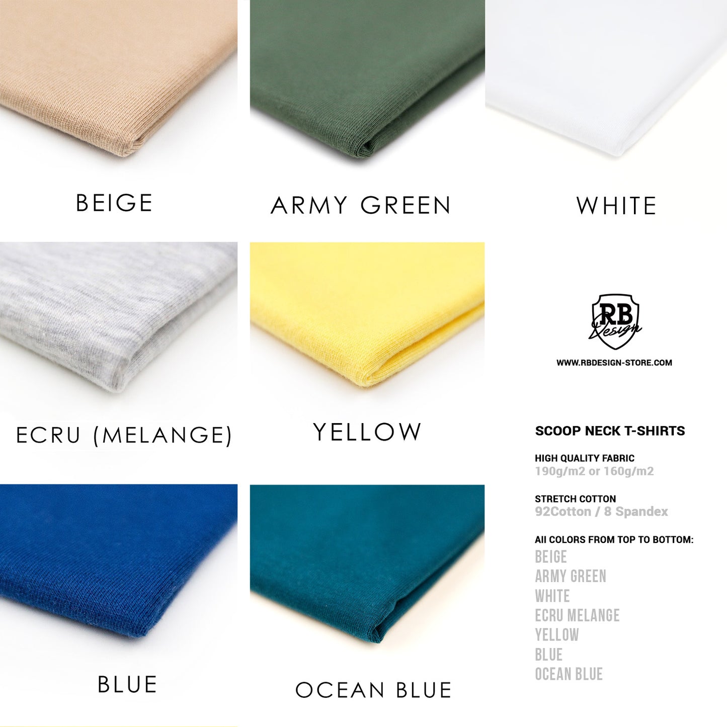 Scoop Neck Men's T-shirt "Alpha" Star MD885