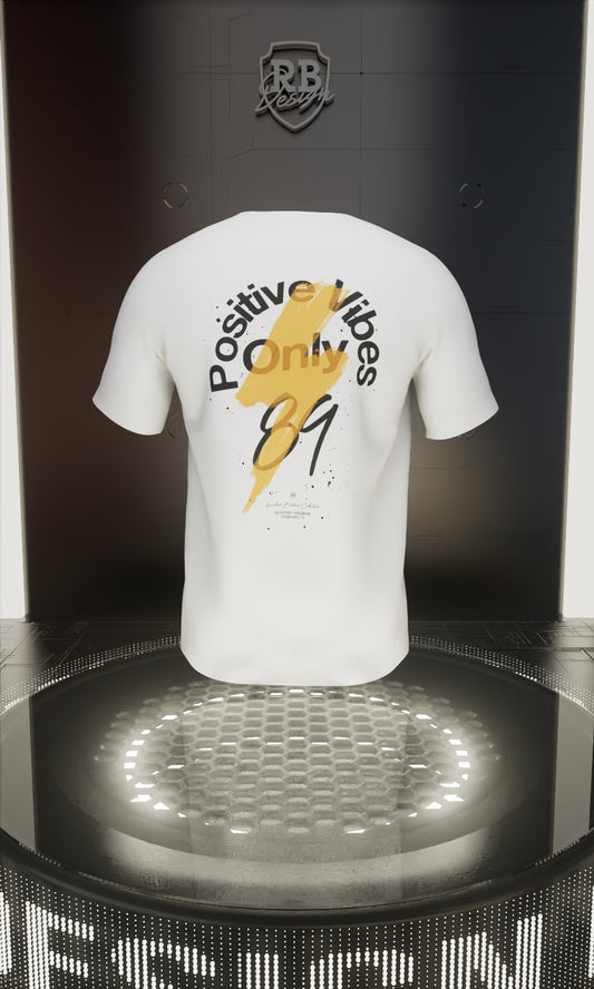 Mens Oversized T-shirt Positive Vibes Only MD1063