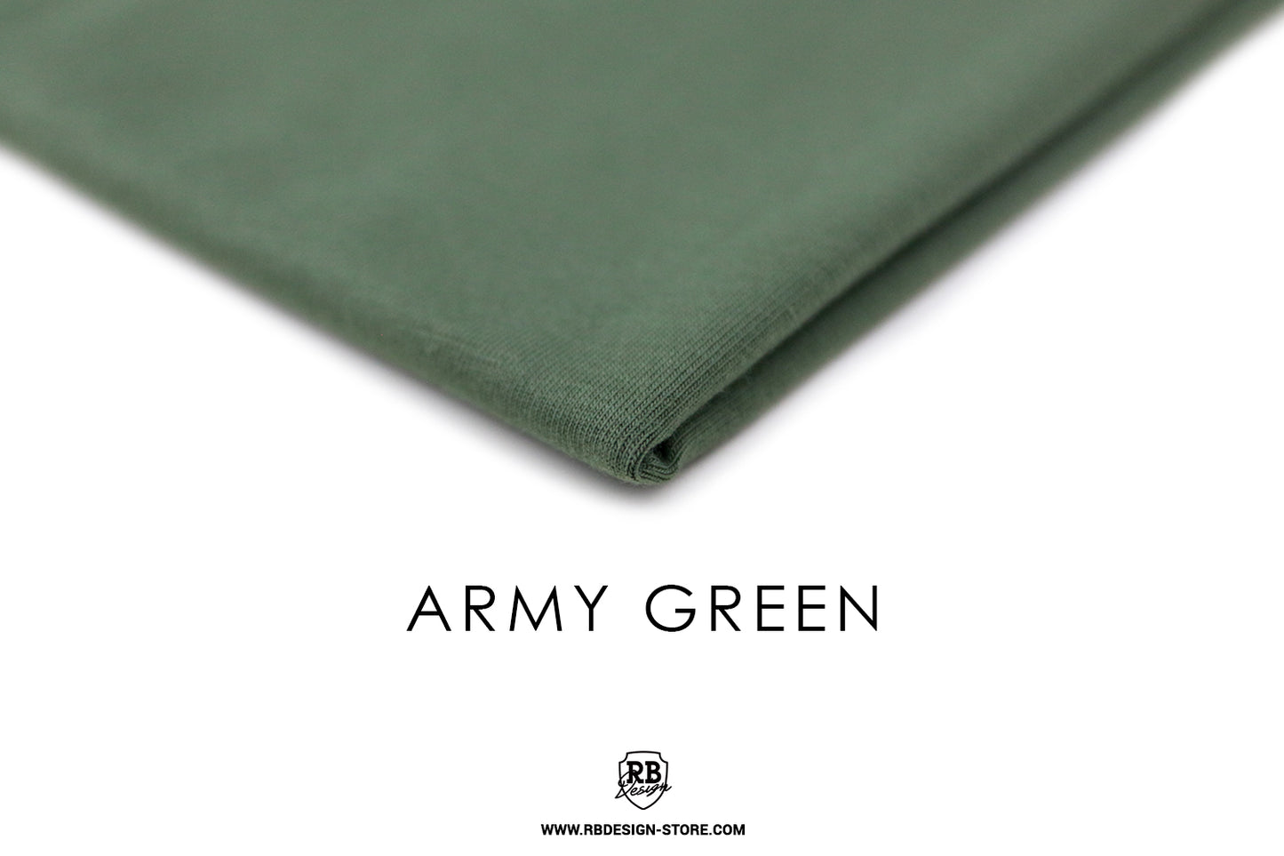 army green color fabric from which shirts are made