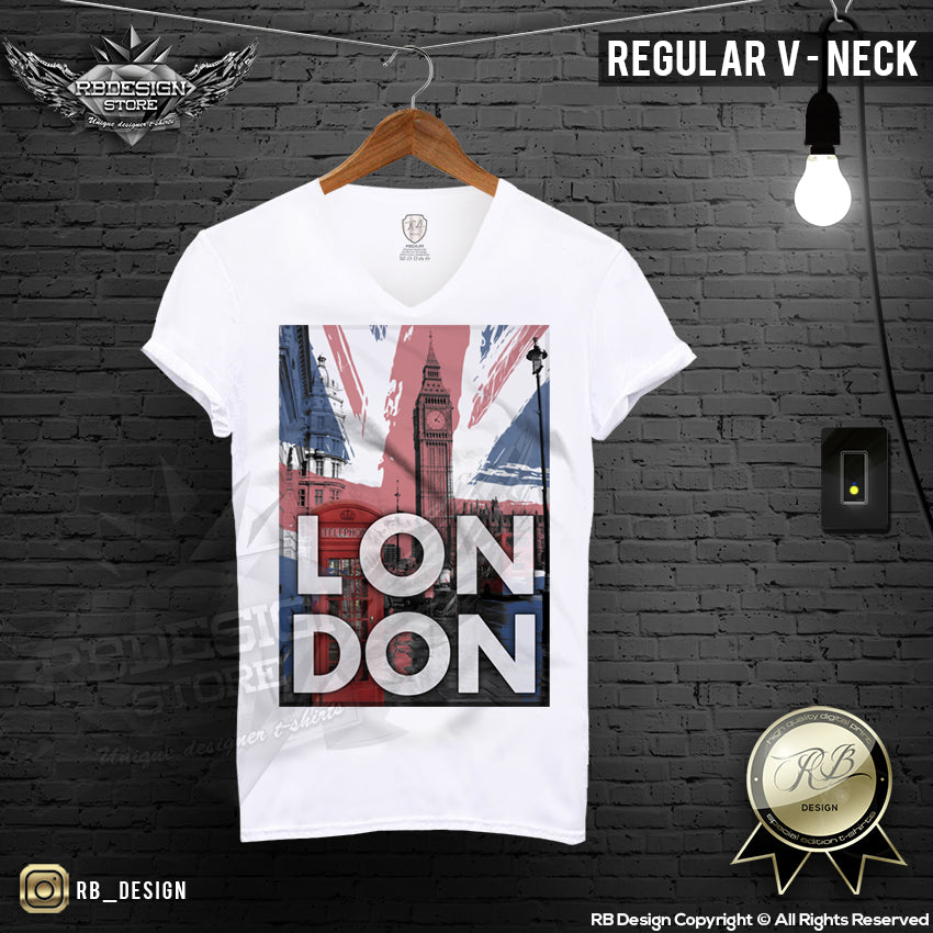 uk flag men clothes graphic tee