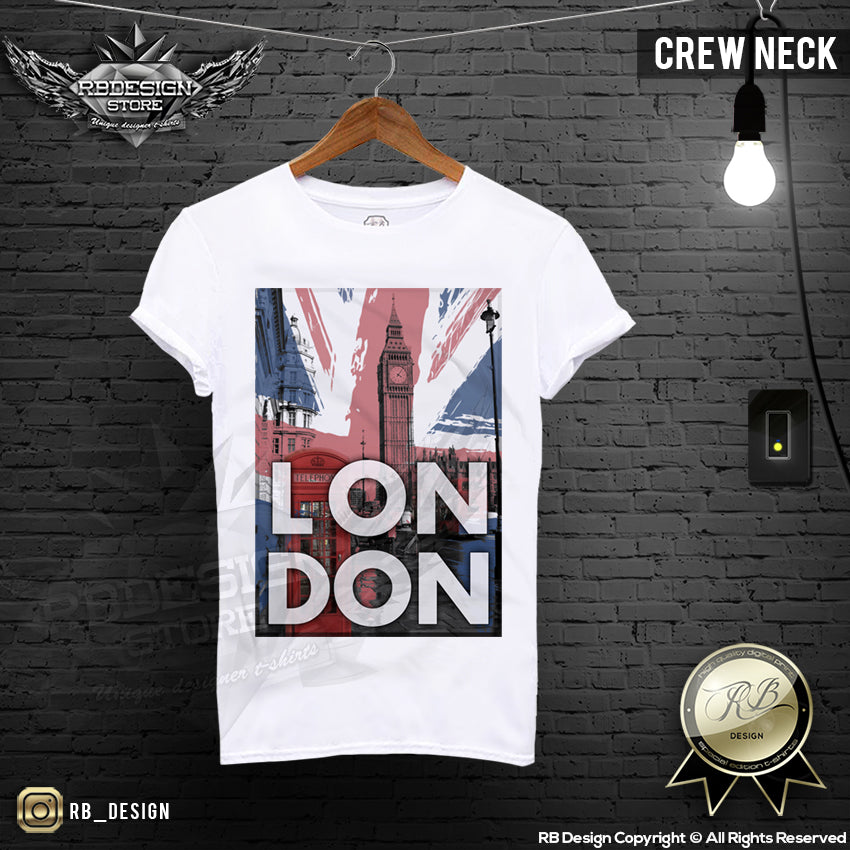 mens fashion london tees crew neck 