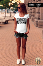 womens fashion addict tee shirts