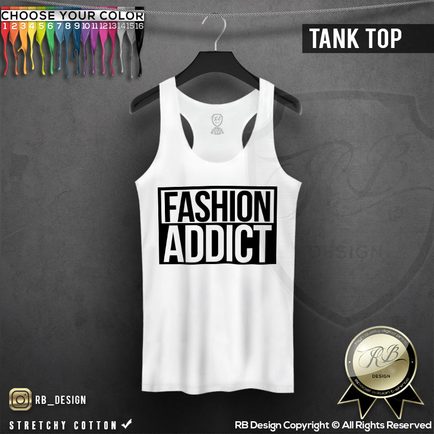 rb design fashion addict tank top