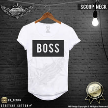 boss t shirt scoop neck