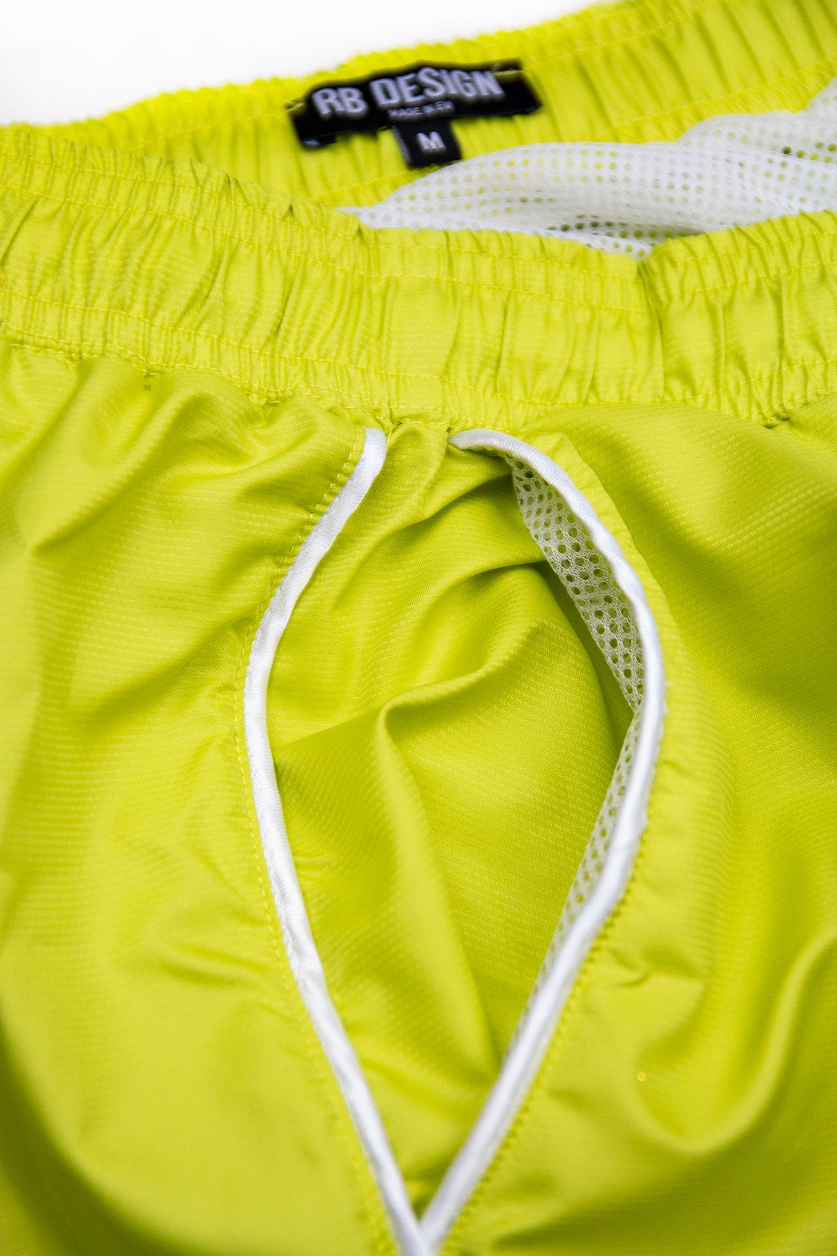 Bundle Mens Swimming Shorts + Electric Green Hat  BW01EGH