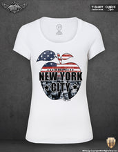 New York Women's T-shirt The BIG APPLE NYC Tank Top WD69