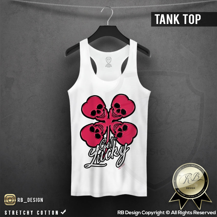 four leaf clover tank top