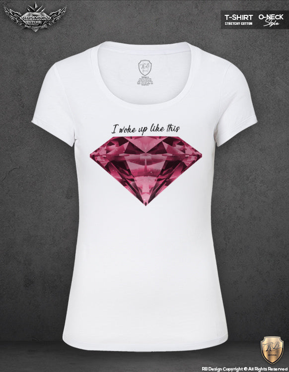 womens purple diamond t-shirts