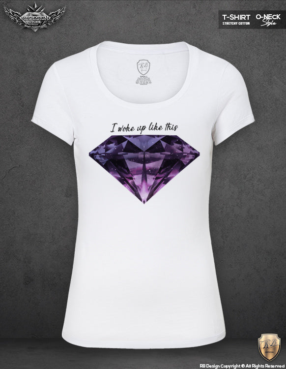 purple galaxy diamond t-shirt