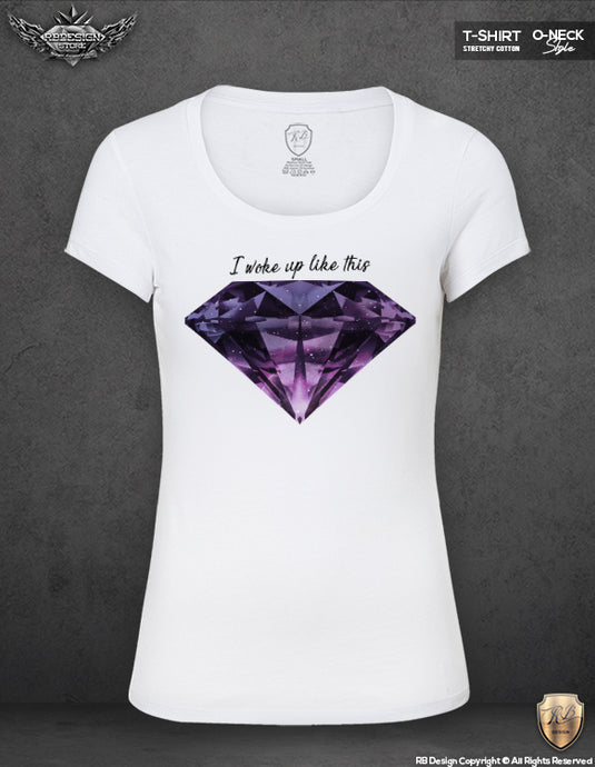 purple galaxy diamond t-shirt