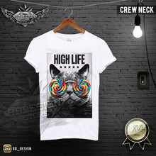 high life mens crew neck t-shirt