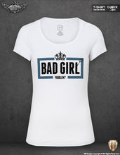 Women's Bad Girl T-shirt Devilish Inside Ladies Tank Top WD081 Blue