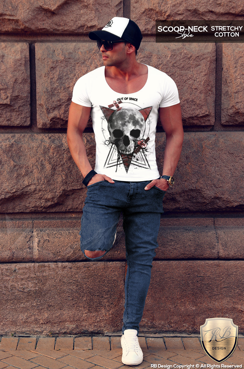 street style modern autfit skull tshirt
