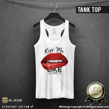 red lipstick girls tank top