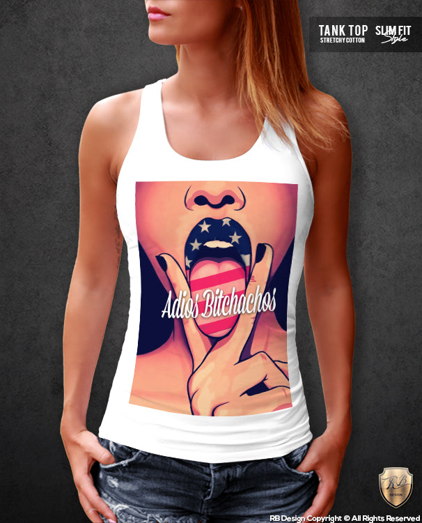 womens lips tank top