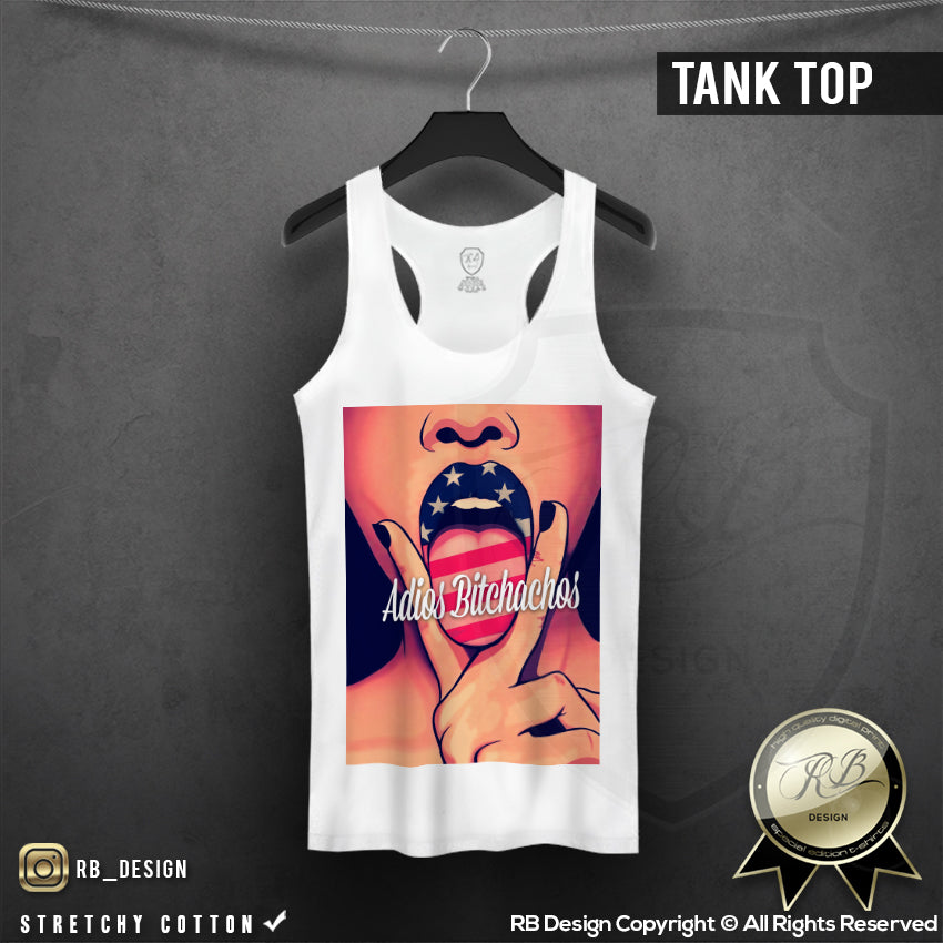 womens lips tank top