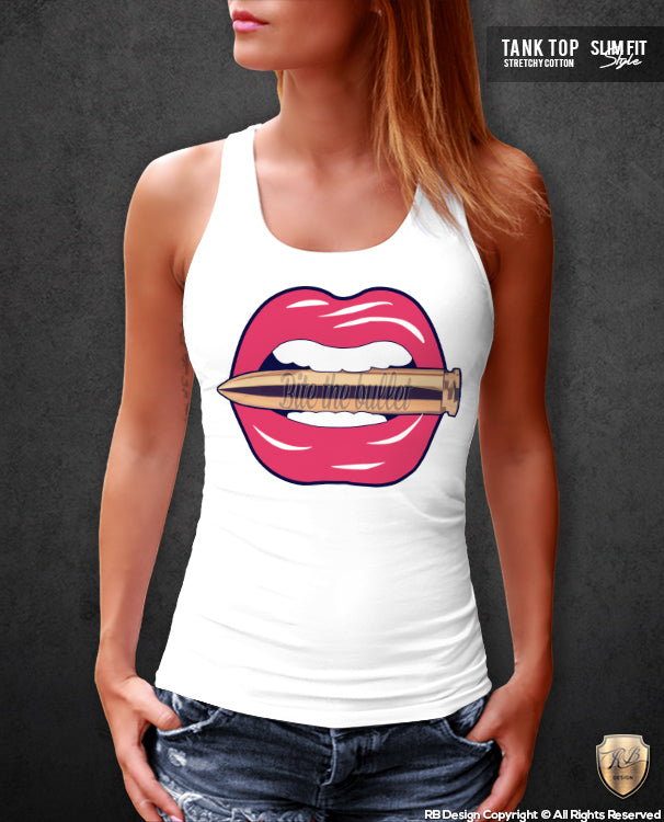 womens bullet lips t shirt