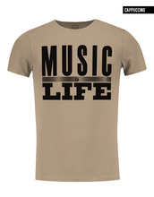 crew neck mens music t-shirt