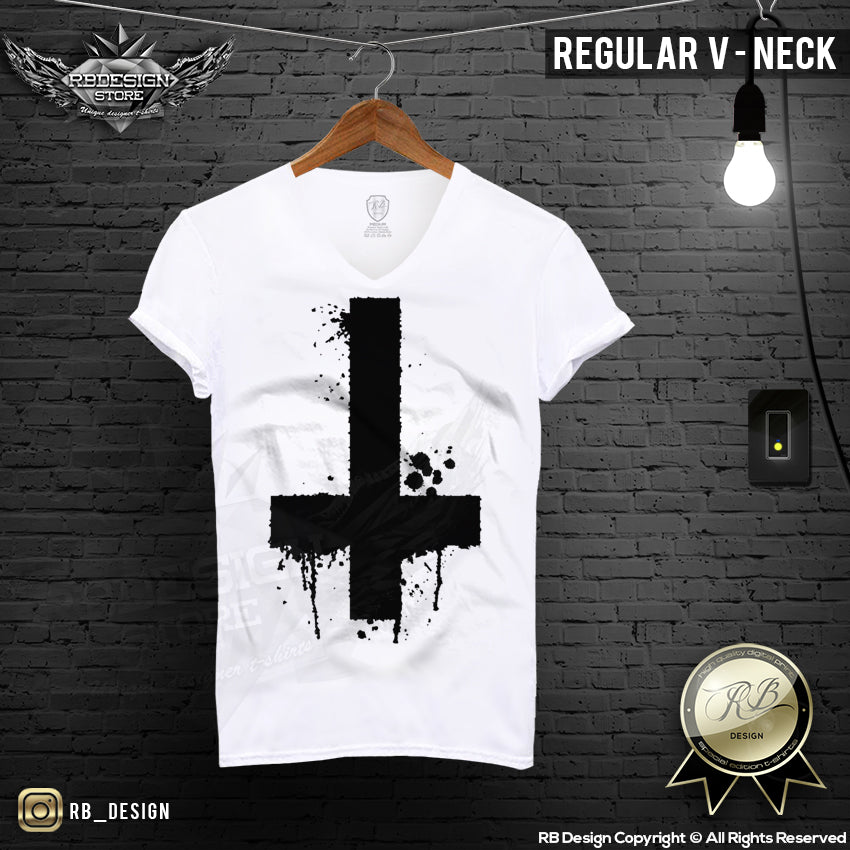 inverted cross mens t shirt