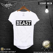 beast saying mens tees