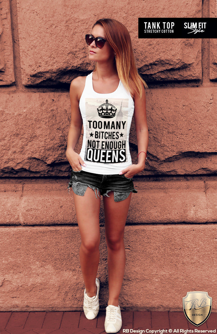 womens crown fashion trendy tank top