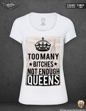 Too Many B*tches Not Enough Queens Women's T-shirt NYC Tank Top WD127