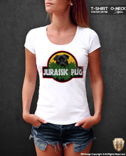 jurassic pug womens t shirts