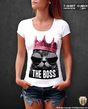 cool cat the boss tees for ladies