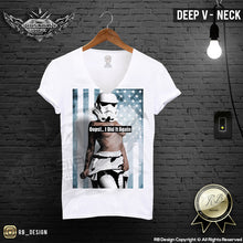 mens deep v neck shirts sexy girl printed