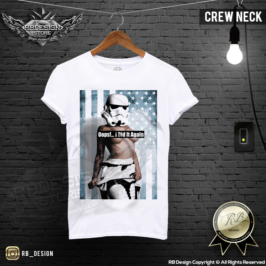 stormtrooper mens crew neck t-shirt